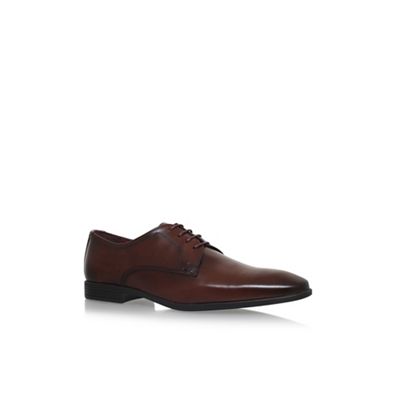 Brown 'Kenneth' flat lace up shoes
